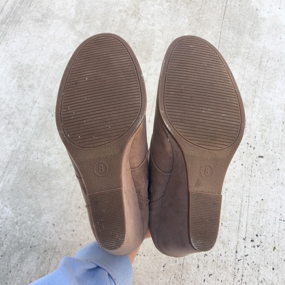 Tan Wedge Booties - Picture 6 of 6